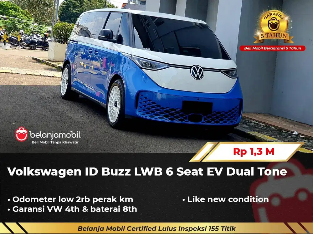 [ LOW KM 2RB ] Volkswagen VW ID Buzz LWB 6 Seat EV Dual Tone 2025/2026