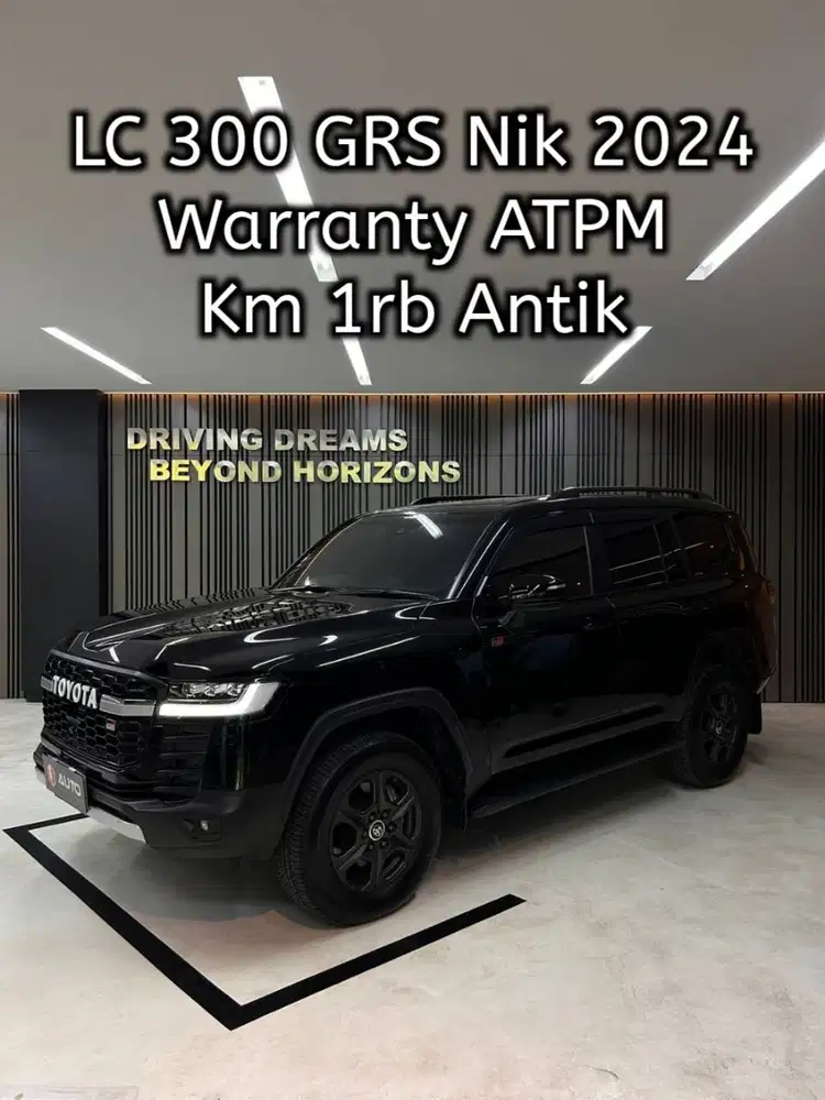 Toyota Land Cruiser LC300 GR 2024 Hitam LC 300 GRS Km1rb B313MNA