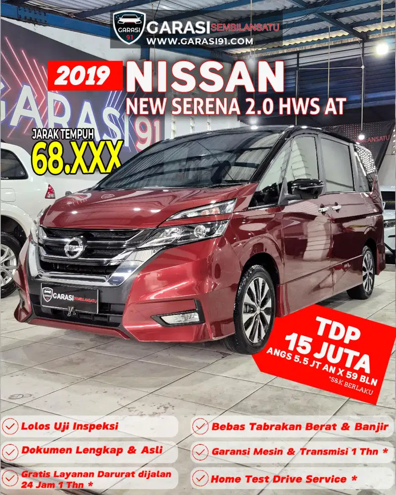 [Tdp 15 JT] NEW SERENA 2.0 HWS TWO TONE AT 2019