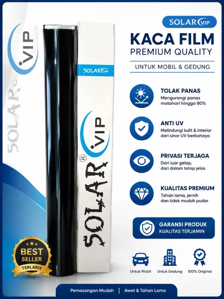 Kaca film solar vip AG60% 150cm*40m