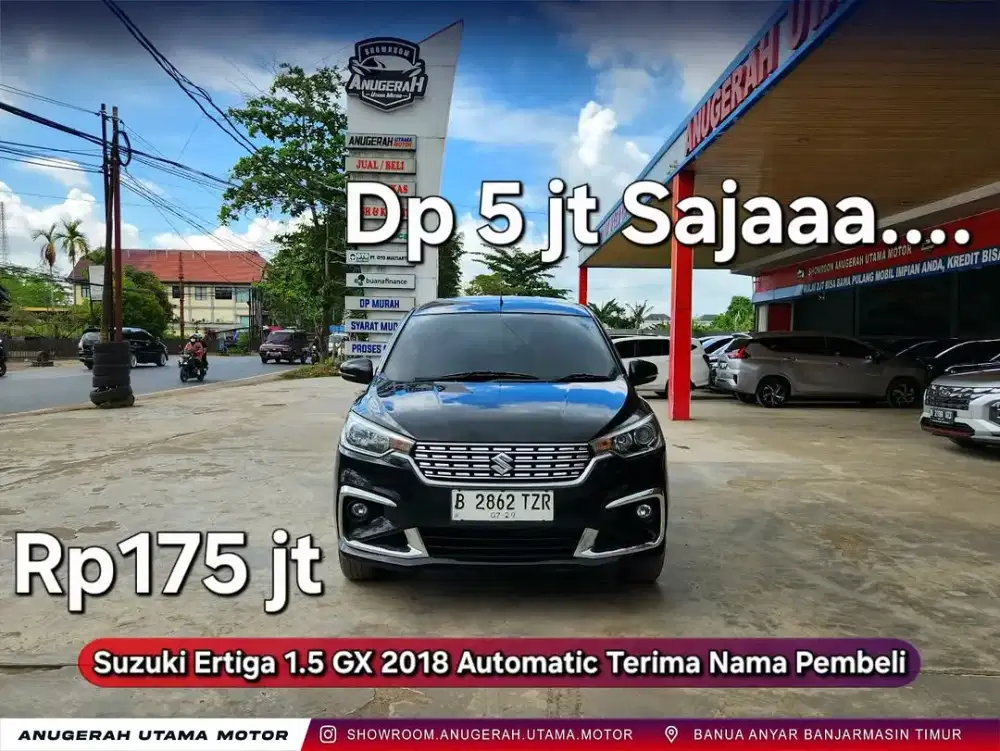 Dp5jt Ertiga GX 2018 AT Terima Nama Pembili