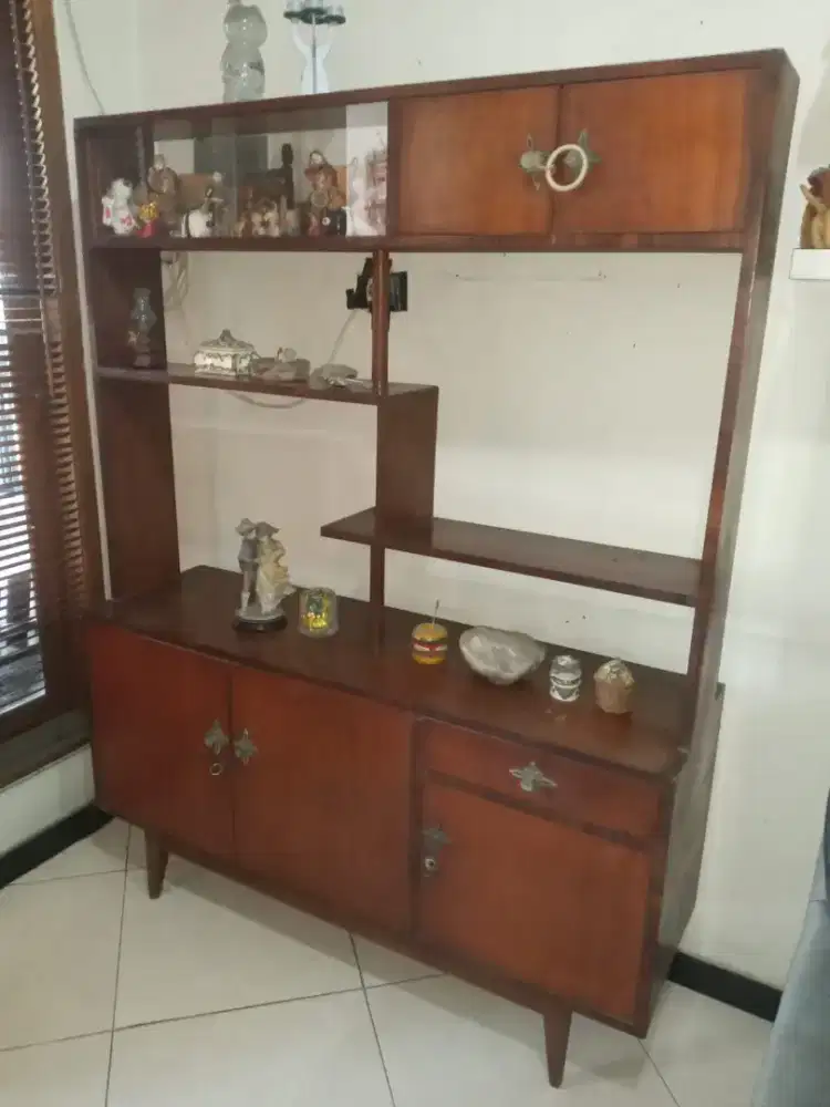 JUAL LEMARI HIAS KAYU JATI