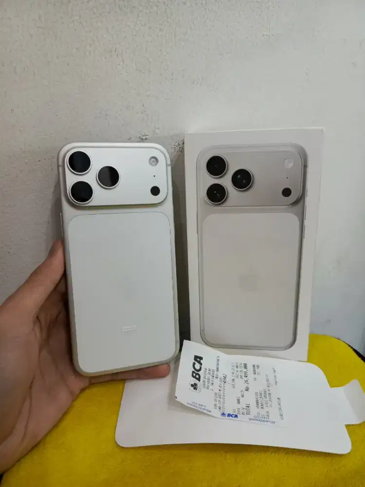 iPhone 17 Pro Max 256gb Resmi iBox, Garansi 1tahun, baru 2minggu