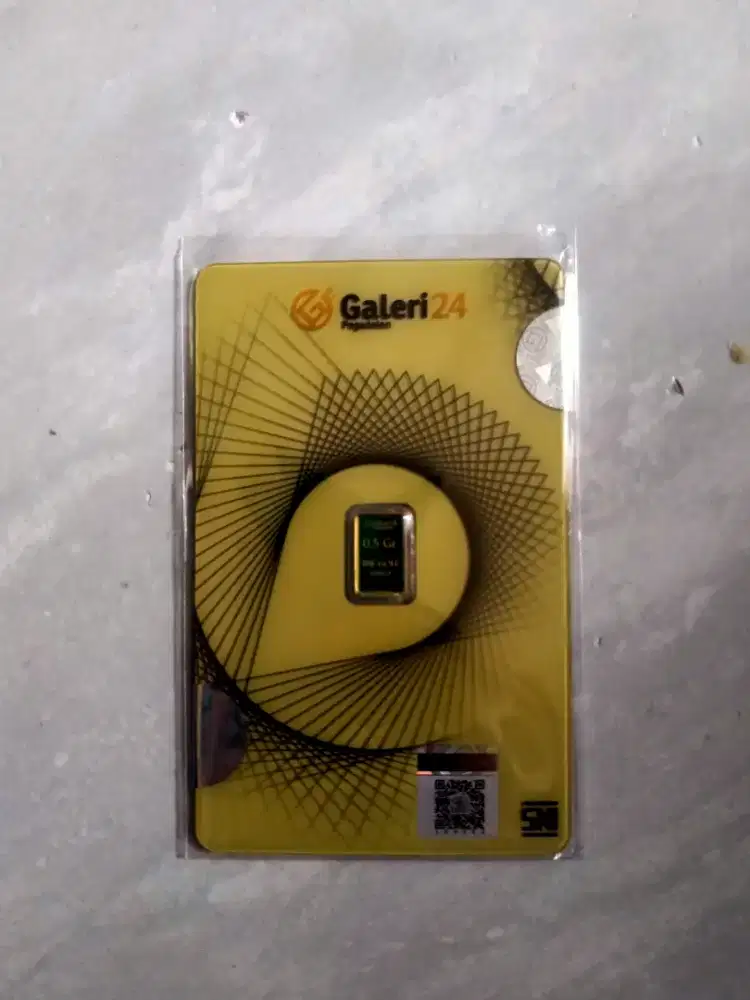 Emas g24 berat 0,5 gram