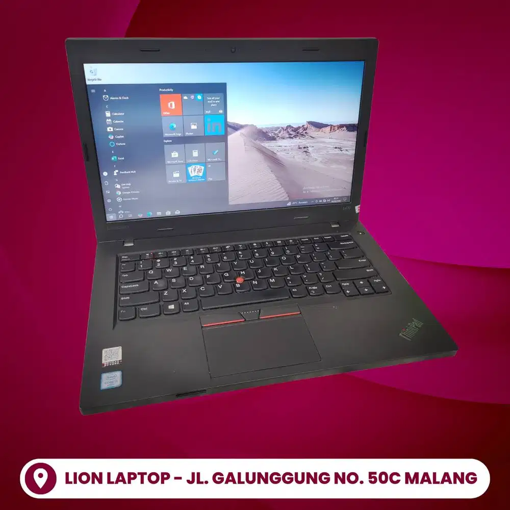Double VGA Core i5 RAM 8 SSD Lenovo Thinkpad L470 [26|05]
