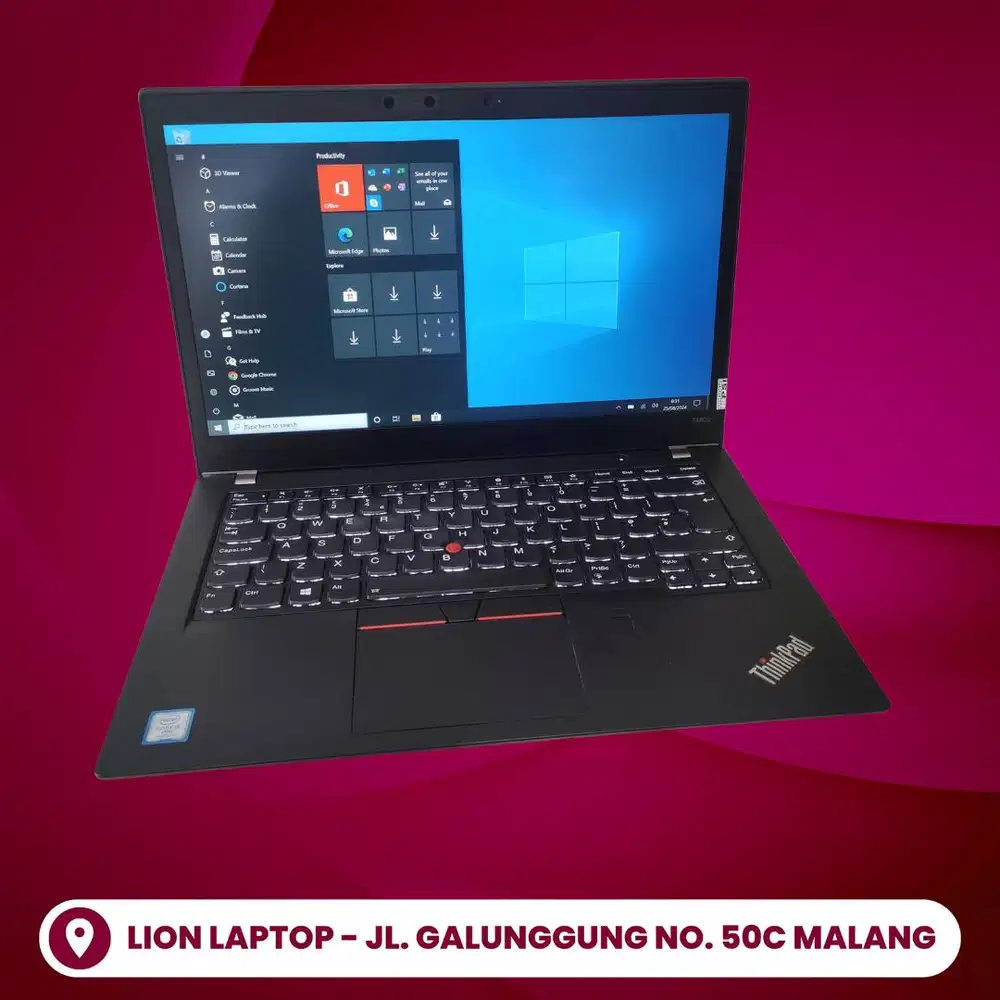 RAM 8GB Core i5 gen 8 Lenovo Thinkpad T480s SLIM [26|05]