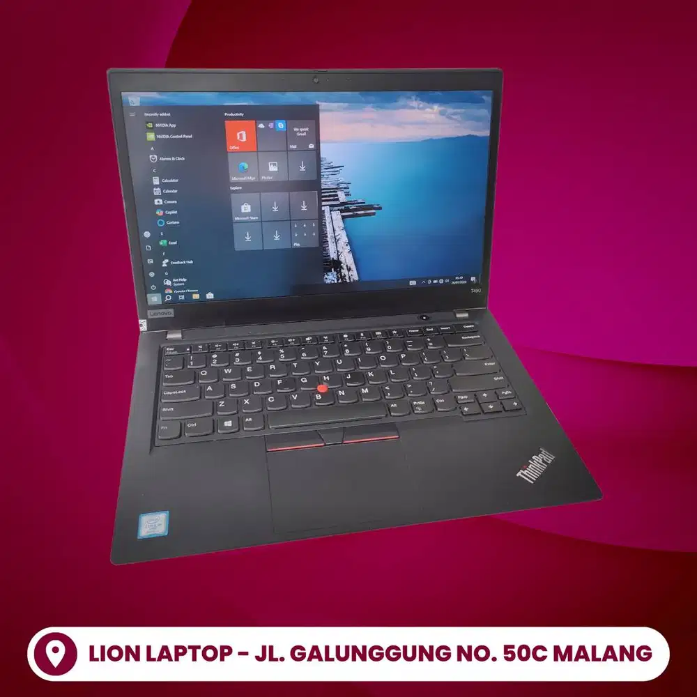 Double VGA NVIDIA Core i5 8/256 Slim Lenovo Thinkpad T490 [26|05]