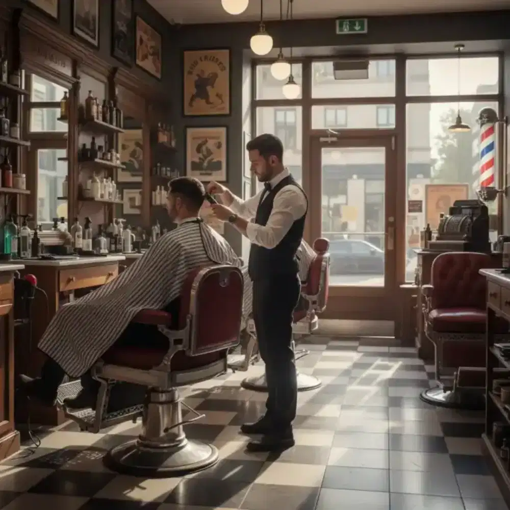 Loker Kapster Barbershop Premium
