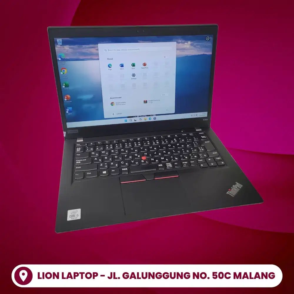 i5 GEN 10 Murah RAM 8GB Lenovo Thinkpad X390 [26|05]