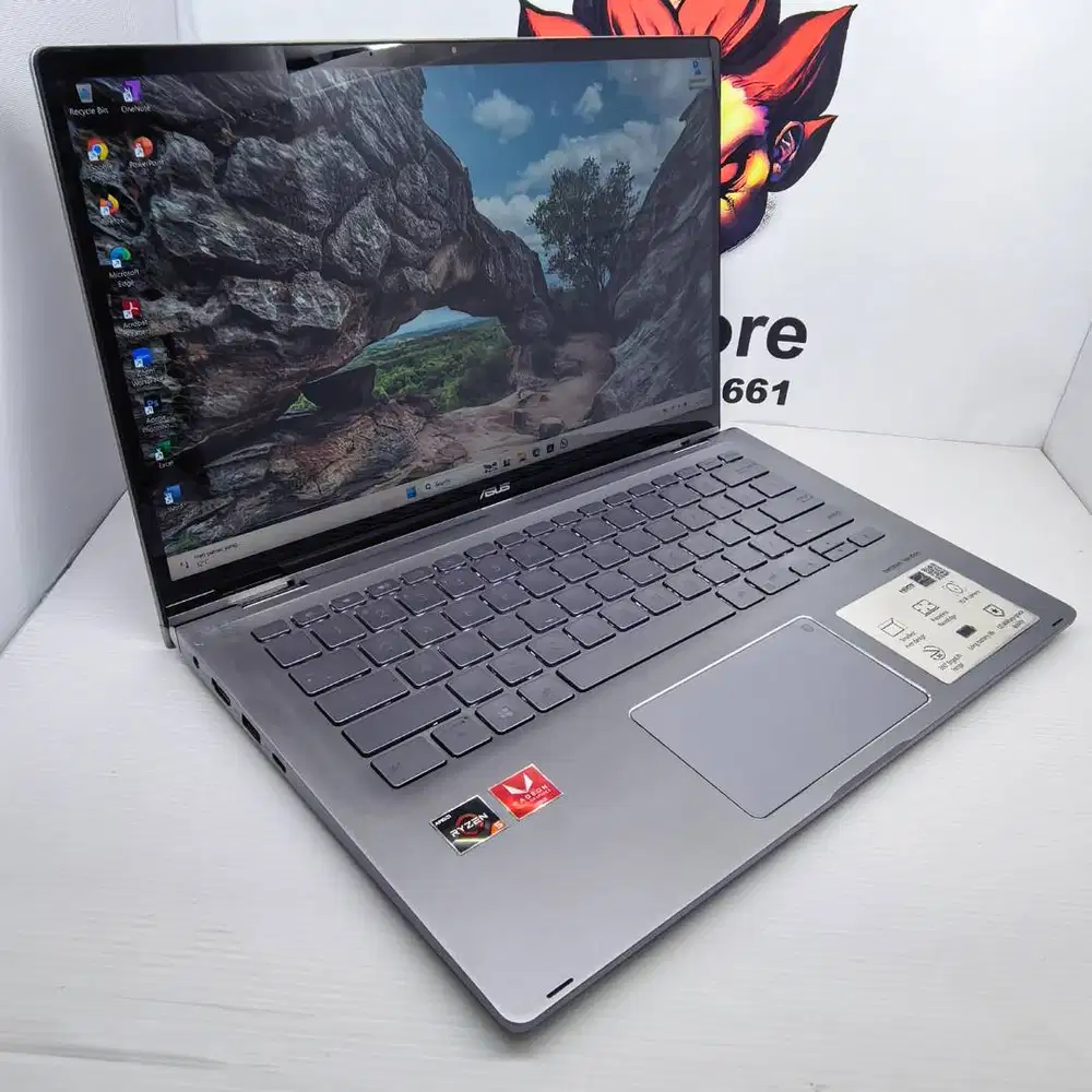 MULUS SIAP COD : Asus Zenbook UM462D Ryzen 5 8/512 TOUCH+FLIP NO MINUS
