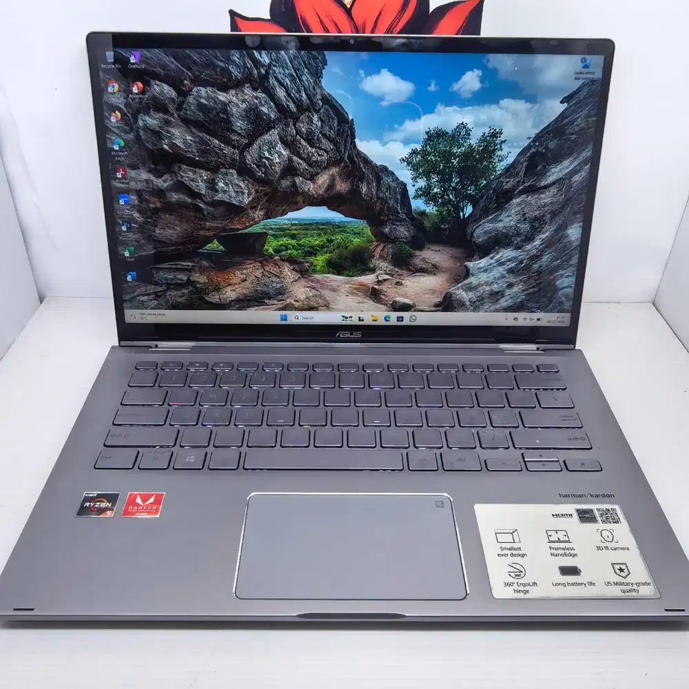 MULUS SIAP COD : Asus Zenbook UM462D Ryzen 5 8/512 TOUCH+FLIP NO MINUS
