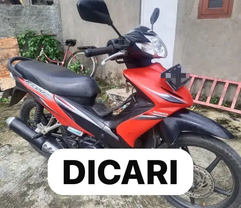Di Cari Honda Revo Tahun 2009 Ke Atas Revo 2010 Revo 2011 Revo 2012
