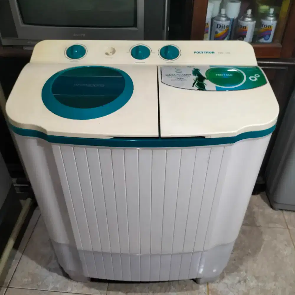 Mesin cuci 2 tabung Polytron 7kg normal type WM-7056 Bekasi Utara