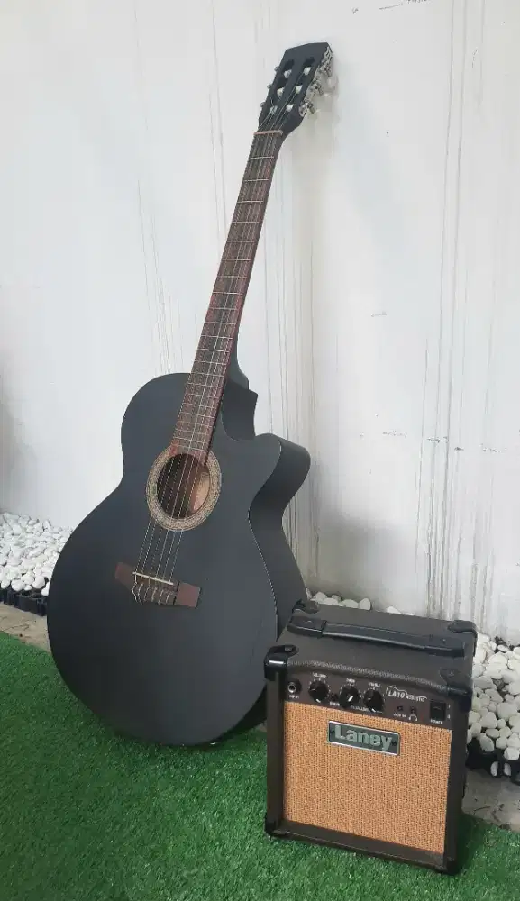 Gitar Cort Akustik Elektrik + Amplifier Gitar Akustik