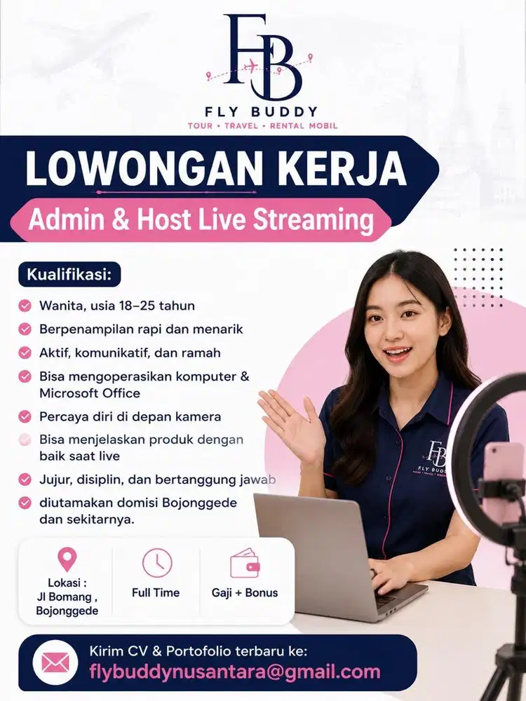 Loker Admin & Host Live