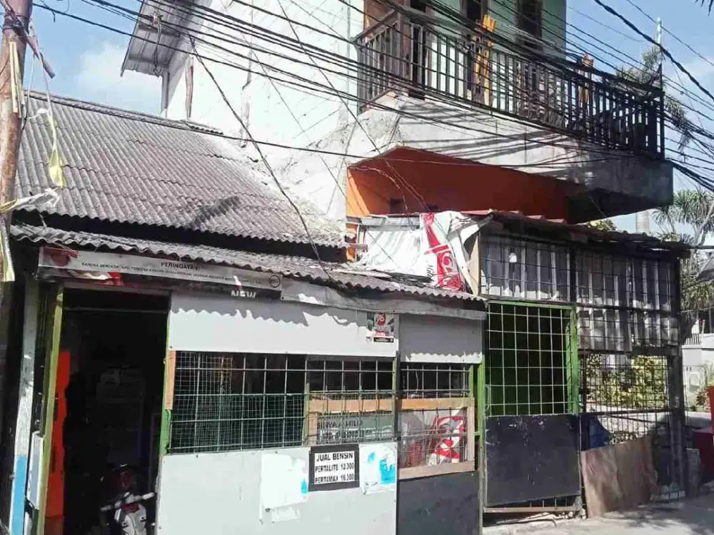 Dijual rumah di kemang sari lb 40 cm lt 80 cm km 2 kt 3 harga 550 jt bisa nego