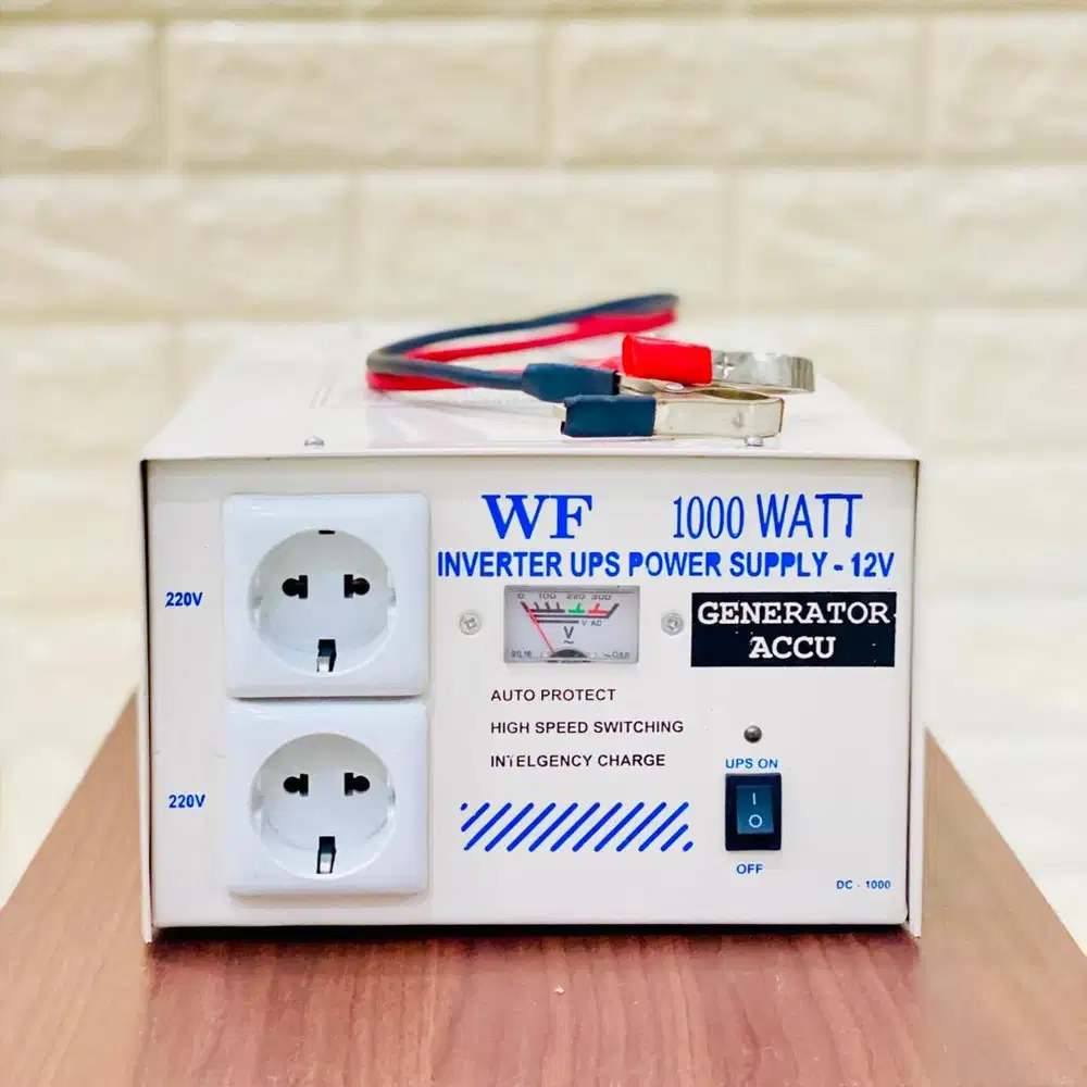 POWER INVERTER UPS 1000 WATT AUTOMATIC CHARGER 12V 220V STABILIZER