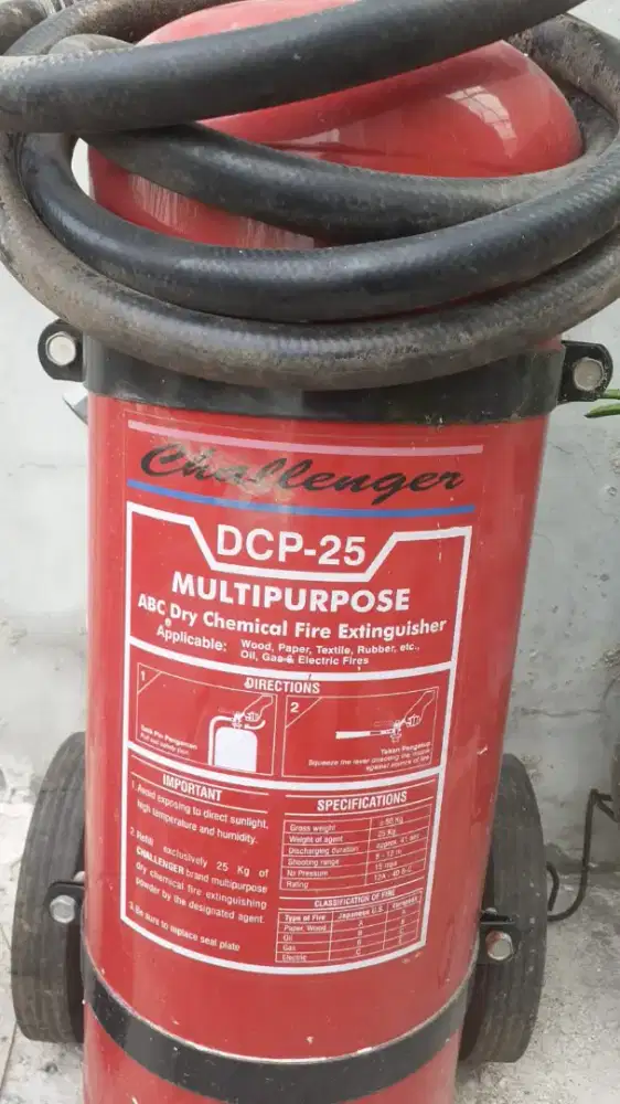 Jual 1 unit apar tabung pemadam 25 kg