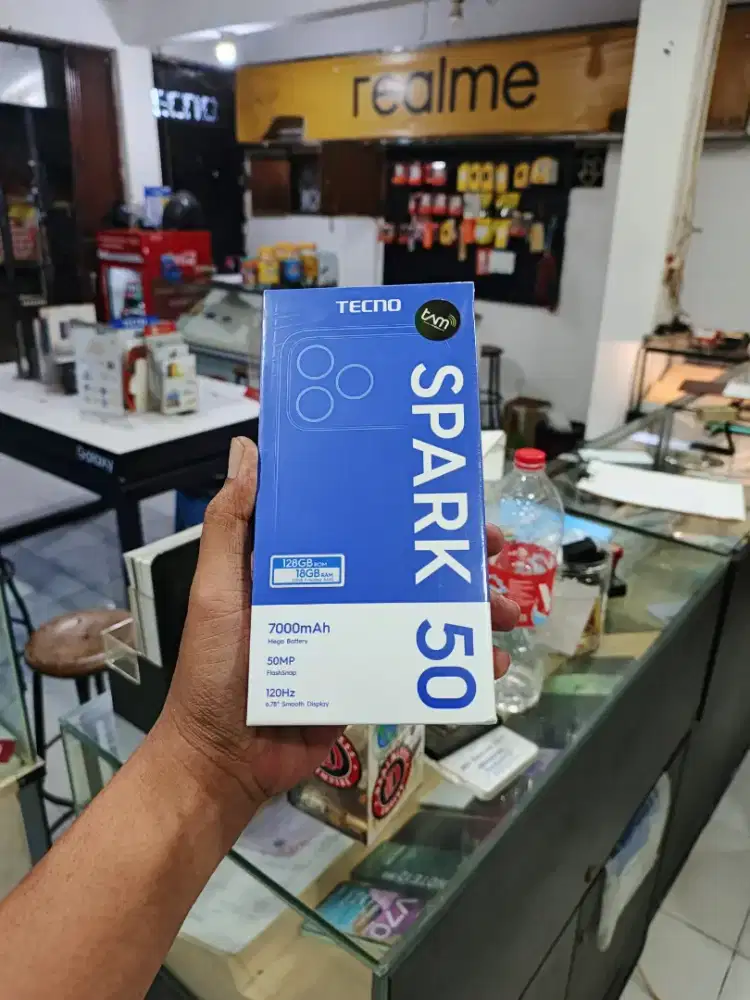 [ Fast respon WA ] Tecno Spark 50 6+6/128 Garansi resmi 13bln