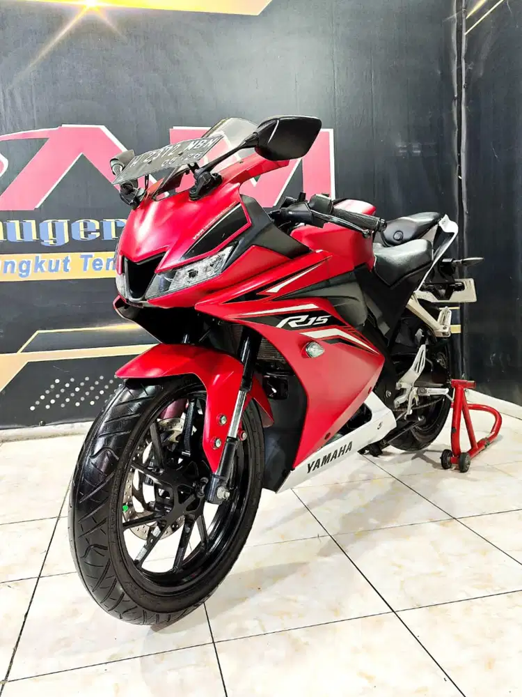 Yamaha All New R15 155 VVA Th 2018 merah doff