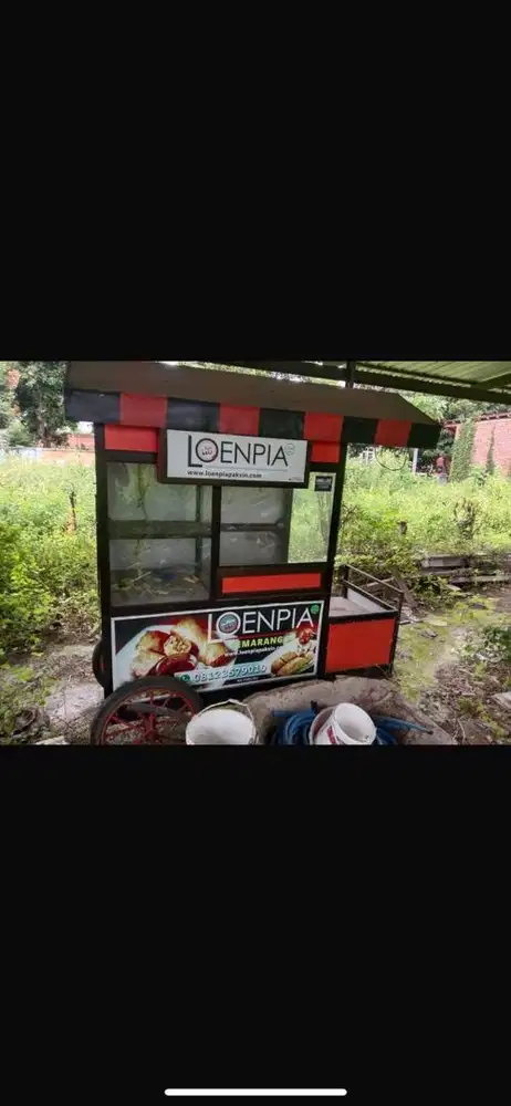 gerobak jualan makanan dll