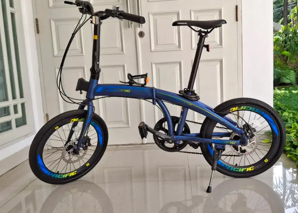 Sepeda lipat pacific 2980 rx 20 inc hi stell black box 8 speed