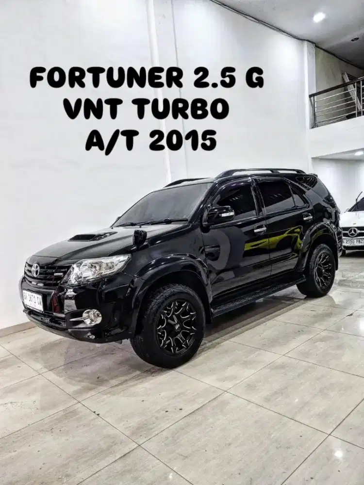 FORTUNER 2.5 G VNT Automatic 2015 toyota turbo hitam pajero dakar