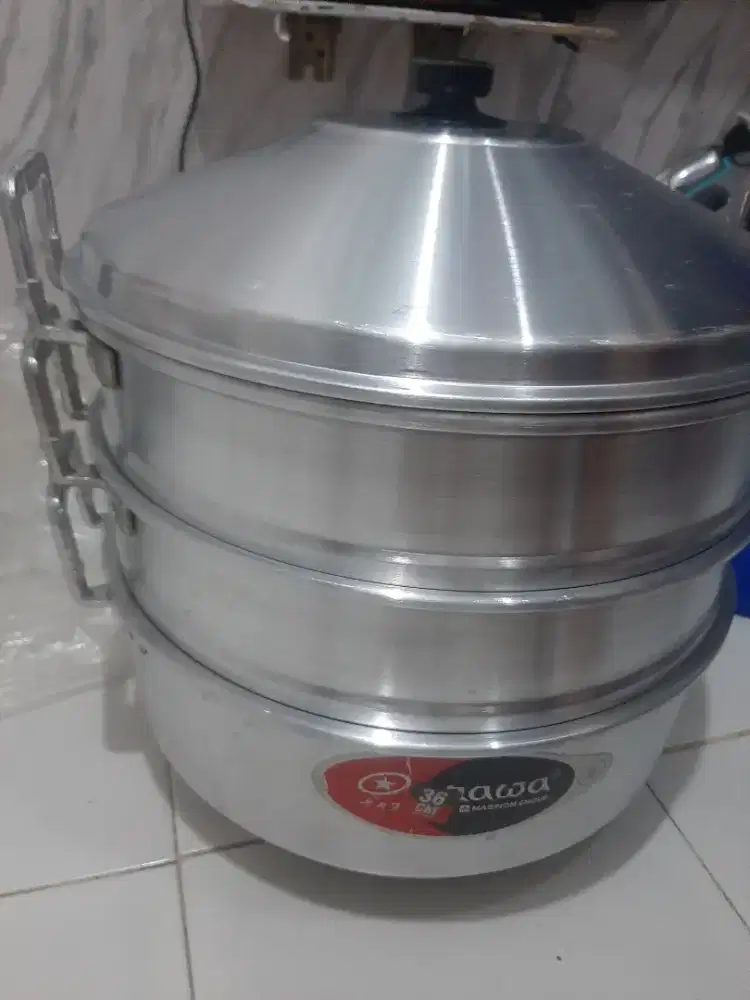 Panci kukus jawa/maspion 36cm/3susun