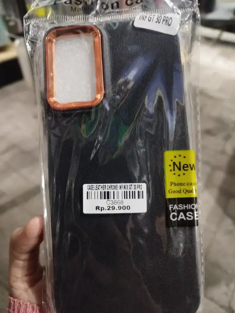 CASE LEATHER CHROME INFINIX GT 30 PRO