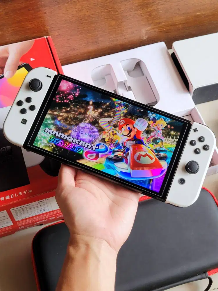 Nintendo Switch OLED 256GB Full Games Original Fullset Second Preloved