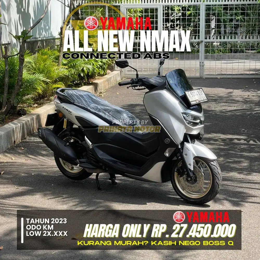 CREDIT DP MULAI 0 RUPIAH !!!  N-MAX 155 CONNECTED ABS 2023
