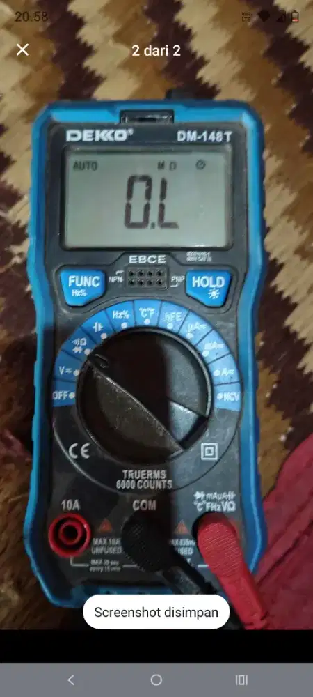 AVOMETER DEKKO 148 MT