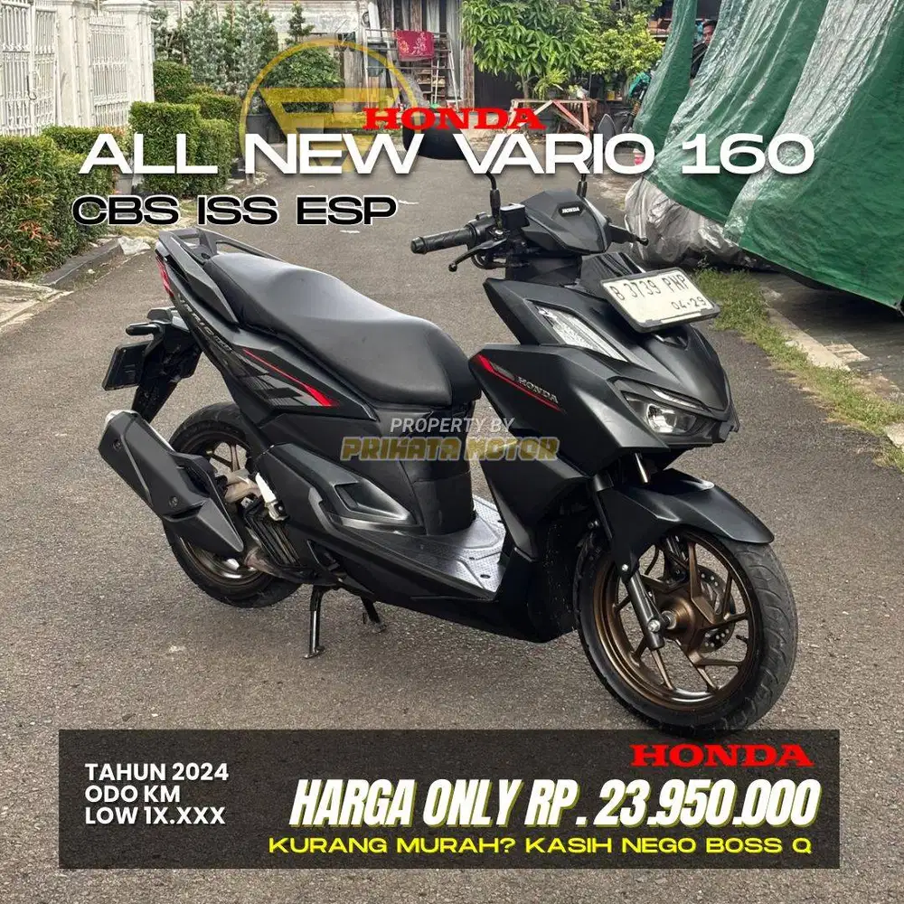 CREDIT DP MULAI 2.9 JUTA !!! HONDA ALL NEW VARIO 160 CBS ISS ESP 2024