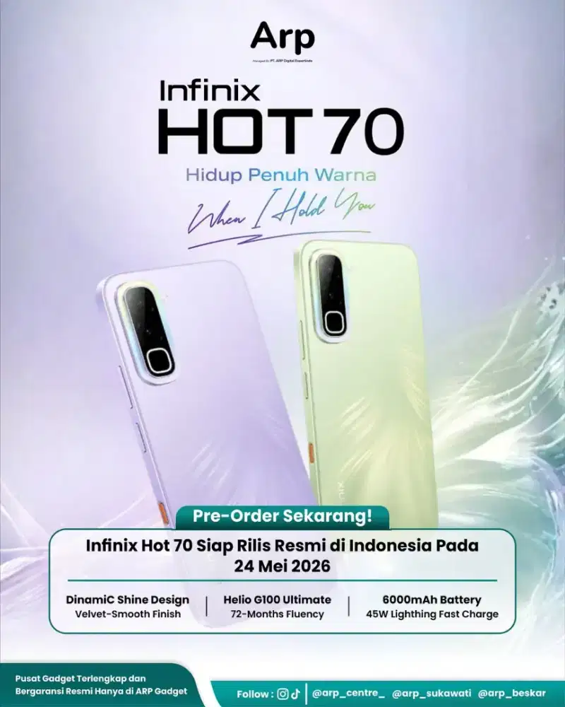 INFINIX HOT 70 SERIES HELIO G100 ULTIMATE