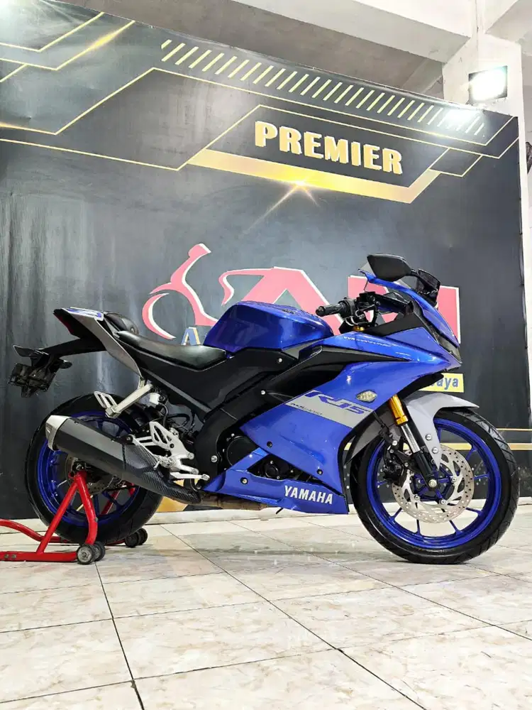 Yamaha All New R15 155 VVA V3 TH 2021 Racing blue otw riding