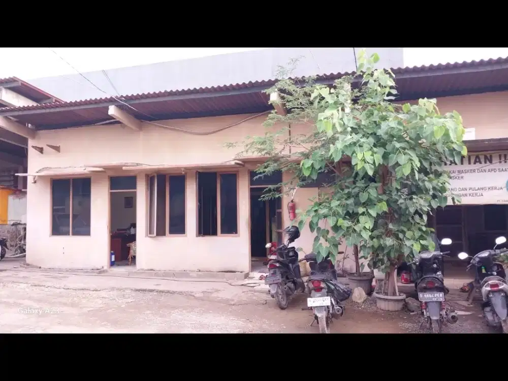 Dijual gudang murah nego sampai deal akses 40 di kavling dpr cipondoh tangerang