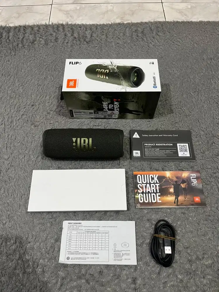 JBL Flip 6 Fullset Original
