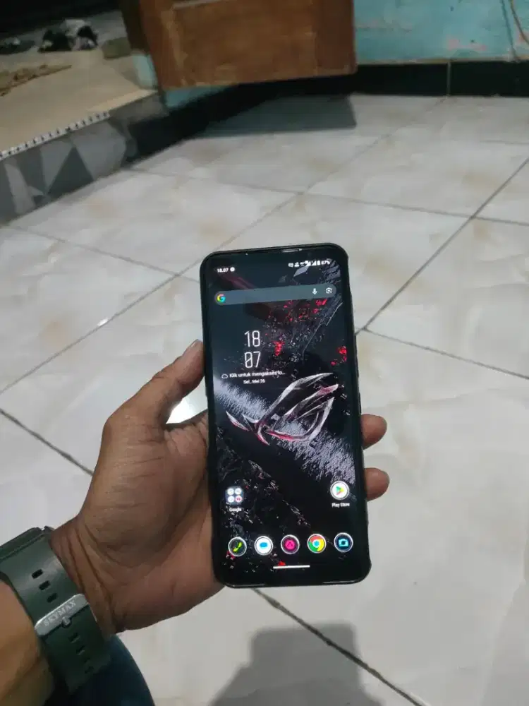 Rog 5s 5G 8/138 nfc jos buat game baca deskripsi