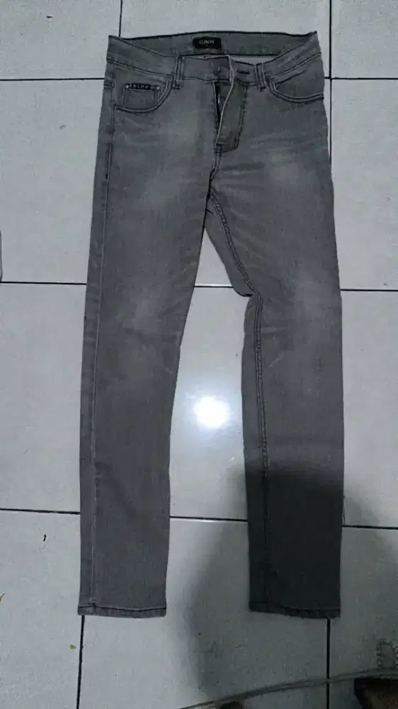 eldove denim jeans stretch medium grey