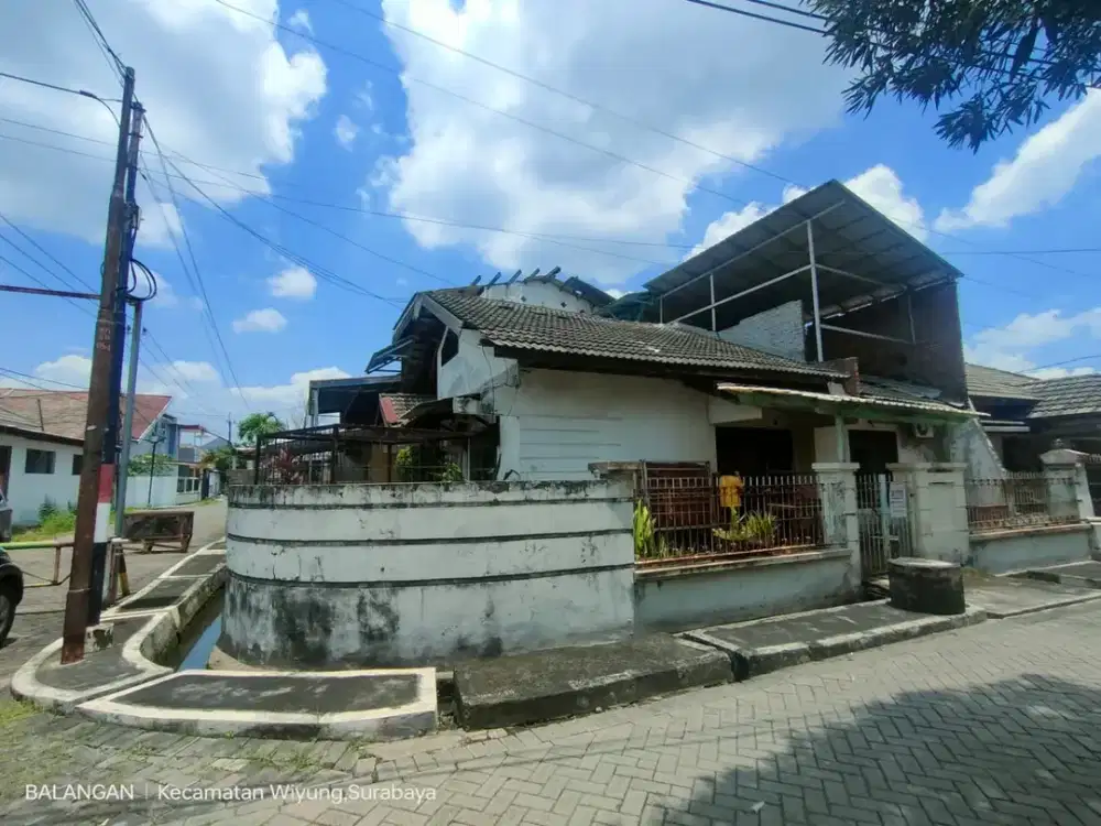 LUAS TANAH 223 M2 - HOOK!! DIJUAL RUMAH VIA LELANG DI WIYUNG SURABAYA (PERUM GRIYA BABATAN MUKTI) – HARGA OBRALL!!