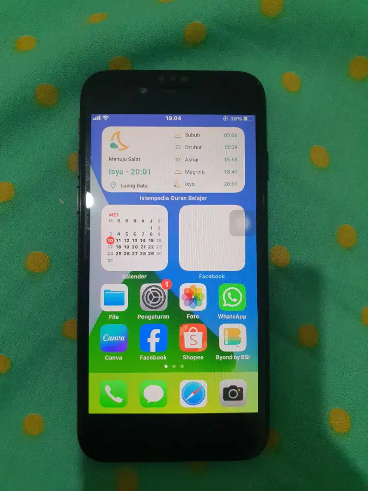 Iphone 7 256 gb bypass wifi only lain bagus normal