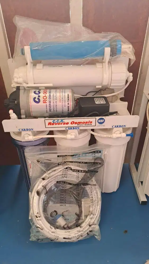Mesin Reverse Osmosis bekas 100GDP Merk CCK & Merk Nesca