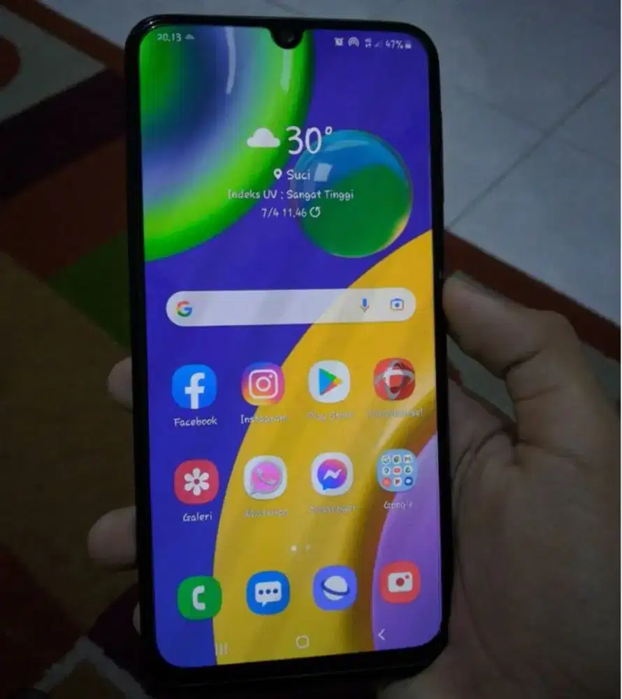 samsung m21 layar ori segel
