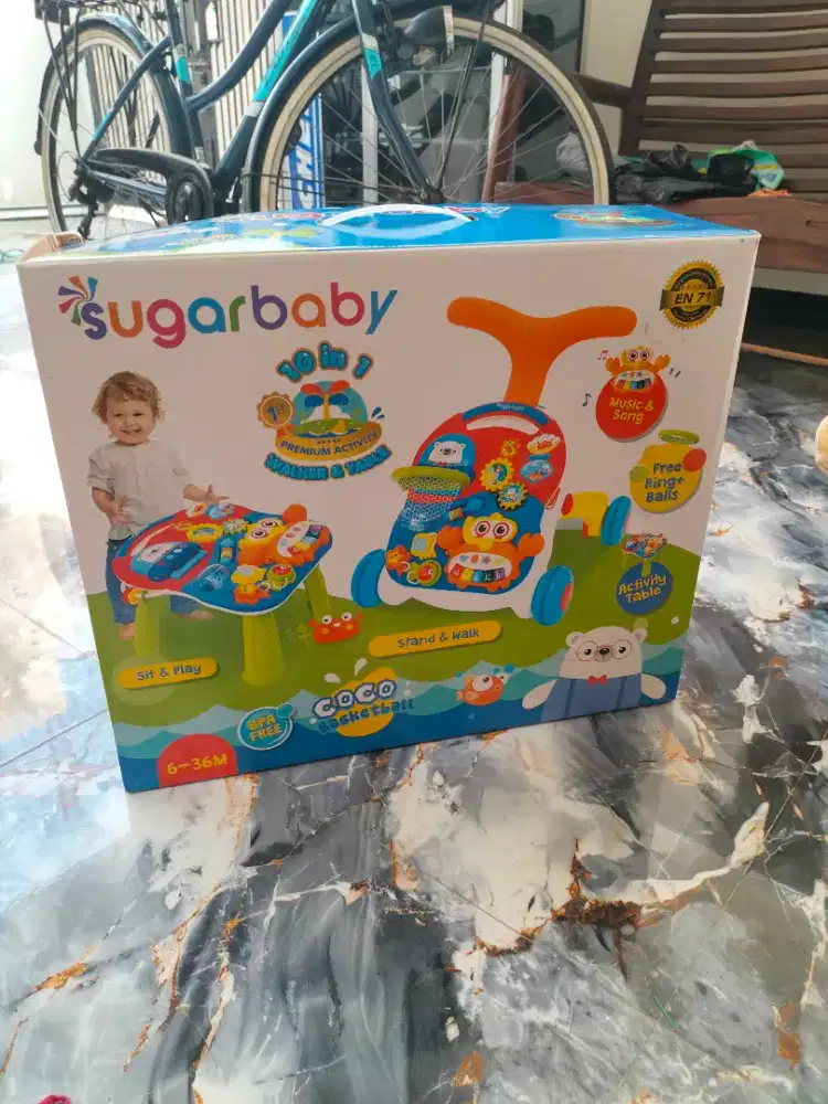 Push walker 10 in 1 sugar baby