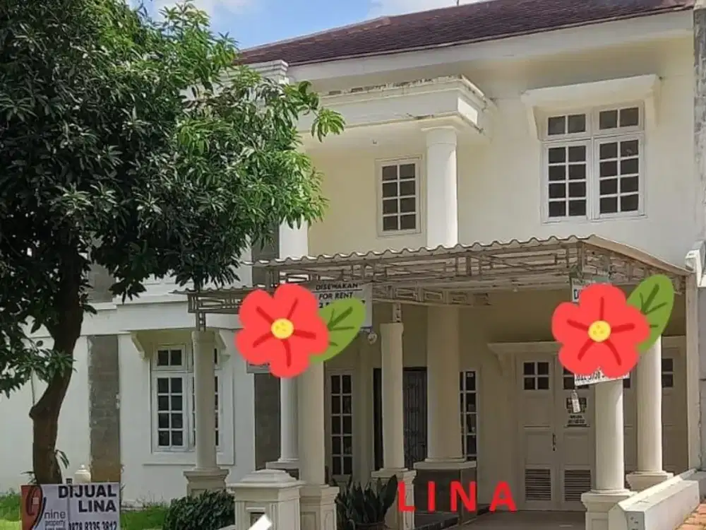 RUMAH DI SEWA - KAMAR BESAR - DEPAN TAMAN - KOTA WISATA CIBUBUR, Nego