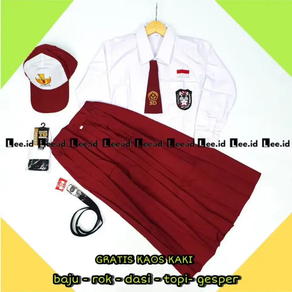 Seragam sekolah anak SD panjang