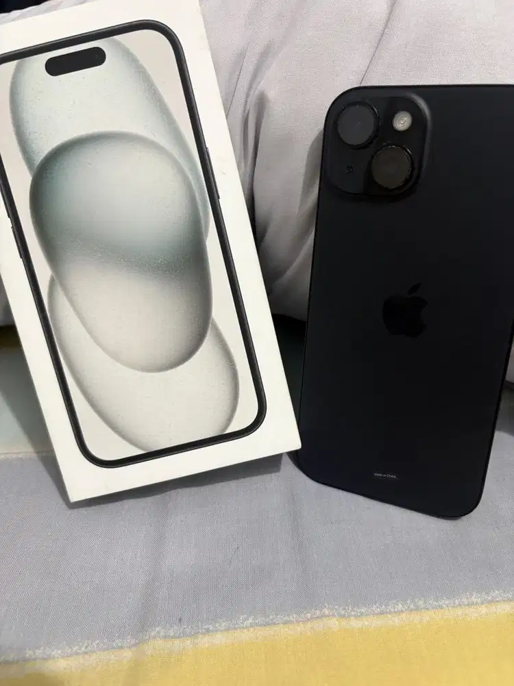 Iphone 15 256 Ex Ibox Handphone Hitam