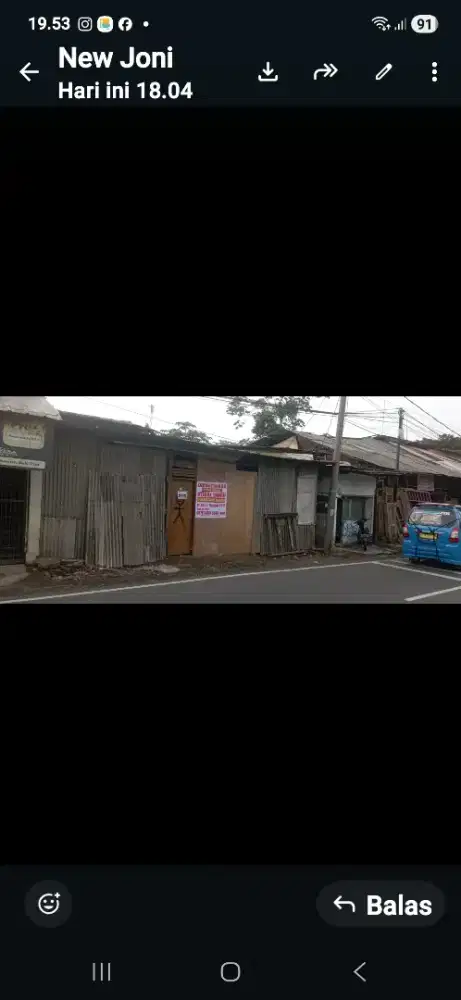 DISEWAKAN TANAH MURAH minimal 3 tahun