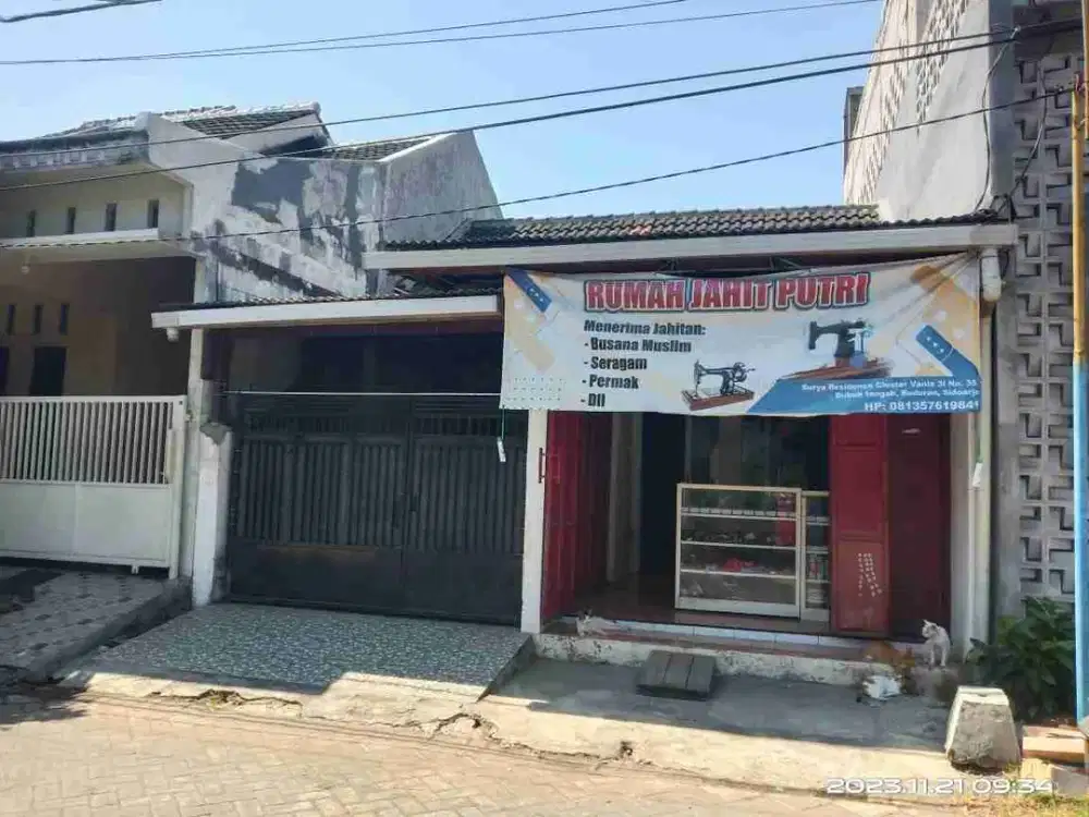 jual rumah murah di perum Surya residence buduran Sedati waru Juanda