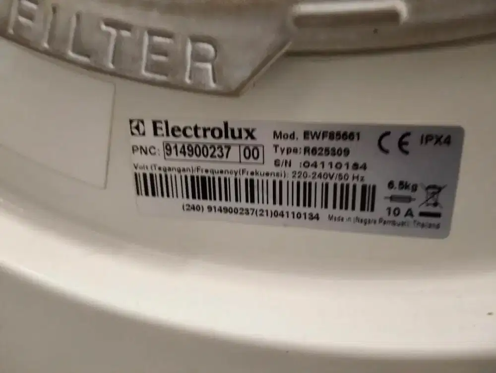 mesin cuci elextrolux